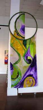 custom wall hangings printed on silk